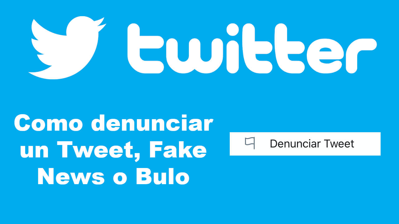 Como denunciar un Tweet en Twitter (iPhone Android o Web) Como denunciar un Tweet en Twitter (iPhone Android o Web)