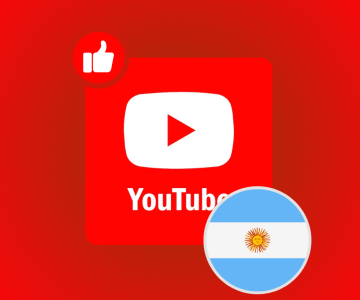 Comprar Likes Argentinos Youtube – Paquete 500 🇦🇷